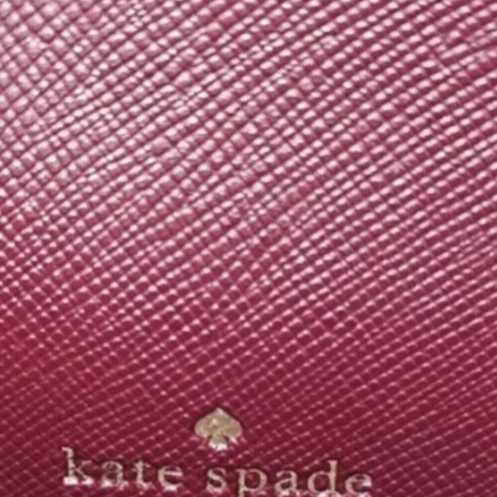♠️♠️ Kate Spade Flap Crossbody Deep Berry Frosted Floral NWT. - Picture 3 of 6